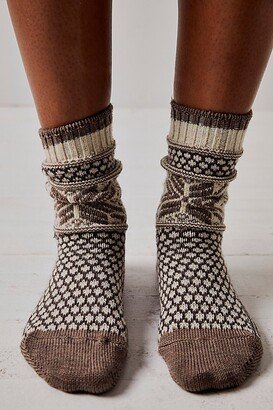 Popcorn Snowflake Socks by at Free People