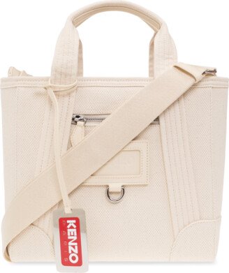 ‘KENZO Paris Small’ Shoulder Bag - Beige