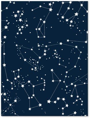 Journals: Constellations - White Stars On Navy Journal, Blue