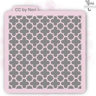 Quatrefoil 2 Stencil - Cookie Cutters By Nori Cns