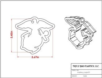 Fast Shipping Marine Logo 01 Cookie Cutter, Cutter