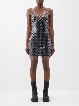 Rabanne Crystal-embellished Chainmail Mini Dress.