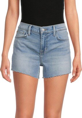 Gracie Faded Denim Shorts