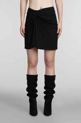 Marant Étoile Natacha Skirt In Black Viscose