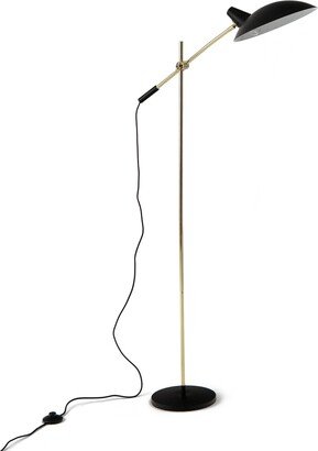 La Redoute Interieurs Rosella Vintage Floor Lamp in Metal and Brass