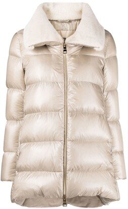 Zip-Up Padded Down Jacket-AG