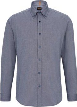 Regular-fit shirt in Oxford cotton