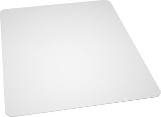 3'x4' Rectangle Solid Office Chair Mat Clear