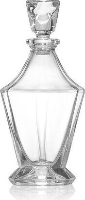 Home Bar Glass Decanter - Elegant Whiskey Decanter for Fine Spirits and Wines - Food Grade Safe and Stylish Design