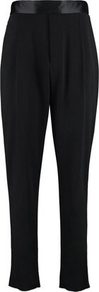 Tapered-Leg Tailored Trousers-AB