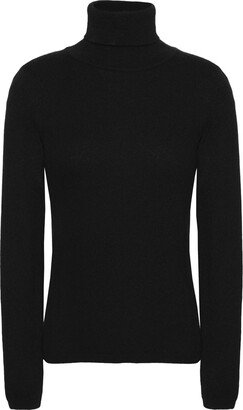 Cashmere Essential Roll-neck Sweater Turtleneck Black