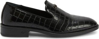 Imrham crocodile-embossed effect loafers