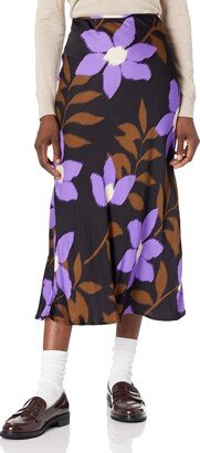 Women's Kaiya Printed Satin Skirt