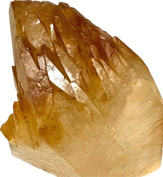 Dogtooth Calcite Stellar Beam Golden Honey Crystal Elmwood-AB