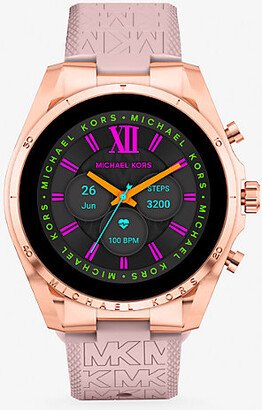 Gen 6 Bradshaw Rose Gold-Tone and Logo Silicone Smartwatch