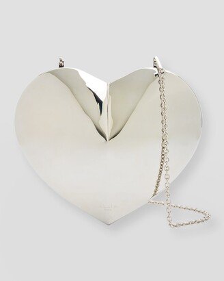 Le Coeur Metallic Clutch Bag