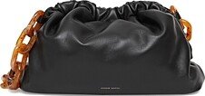 Twist Mini Leather Cloud Clutch