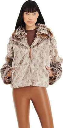 Kali Faux Fur Jacket (Beachwood) Women's Coat