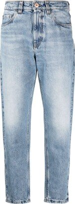 High-Rise Cropped Jeans-AN