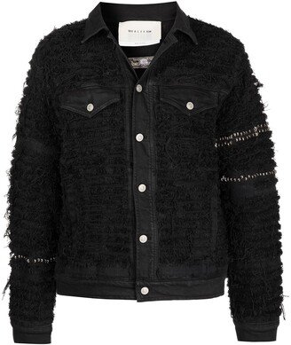 Stud-Embellished Denim Jacket