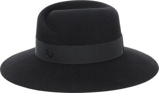 Virginie Logo Plaque Fedora Hat-AB