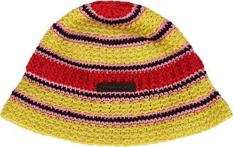 Striped Cotton Crochet Hat