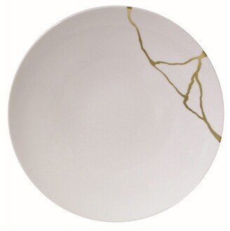 Kintsugi Coupe Dinner Plate, 10.6