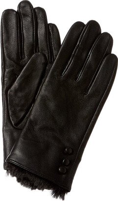 Surell Accessories Leather Gloves