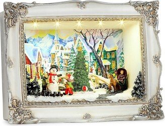 Mr. Christmas Animated Village Shadow Box