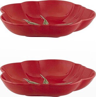 Tomato Pasta Plate, Set of 2