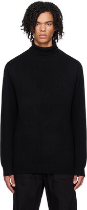 Black Rolled Turtleneck