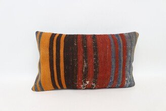 Personalized Pillow, Gift, Kilim Pillow Covers, Orange Cover, Striped Case, Nursery 6625