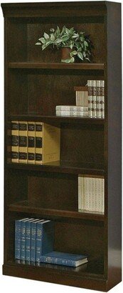 72 Executive Open Wood Bookcase Brown - Martin Furniture