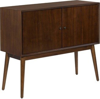 Calvin Mid-Century Modern Cabinet Walnut Brown