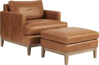 Hartwell Leather Chair & Ottoman