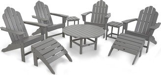 Long Island Adirondack Chair 9-Piece Conversation Group