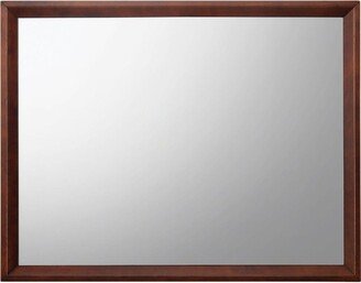 Rectangular Shape Wooden Frame with Mirror Encasing - 35 H x 1 W x 45 L Inches