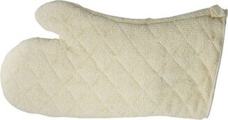 Oven Mitt, Terry Cloth, Silicone Lining, 17