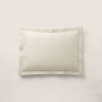 Argyle Quilted Sateen Sham-AC