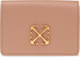 Leather Wallet - Beige