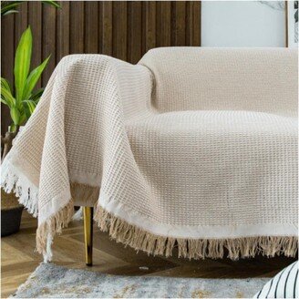 HOMEBAY 70 x 35 Inch Sofa Towel, Multi-Purpose Cotton Blanket, Sofa Slipcover - 70D x 35W