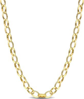 DELMAR Men's Rolo Link Chain Necklace