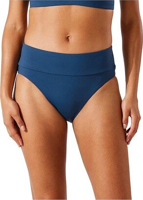 Palm Modern High-Waist Bottoms (Midnight Sea) Women's Swimwear