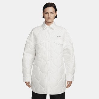 Women's Sportswear Essential Quilted Trench in White