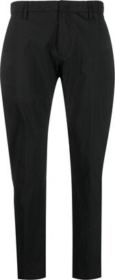 Cropped Straight-Leg Trousers-AZ