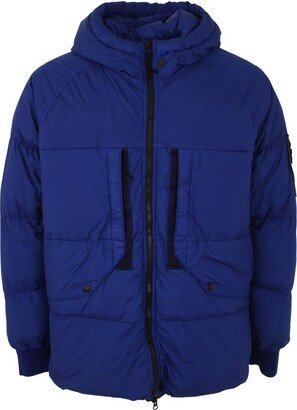 Zip-Up Puffer Jacket-AO