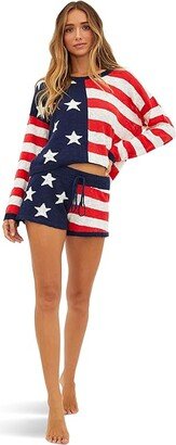 Beach Sweater (Star Spangled) Women's Clothing