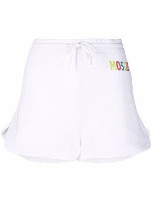 Logo-Print Organic Cotton Shorts-AC