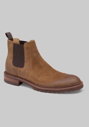 Johnston & Murphy Men's Barrett Chelsea Boots, Tan, 12 D Width