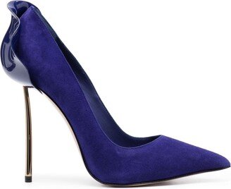 Petalo 120mm suede pumps